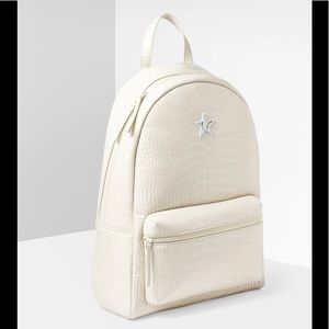 Jeffree Star Cosmetics vanilla crocodile backpack